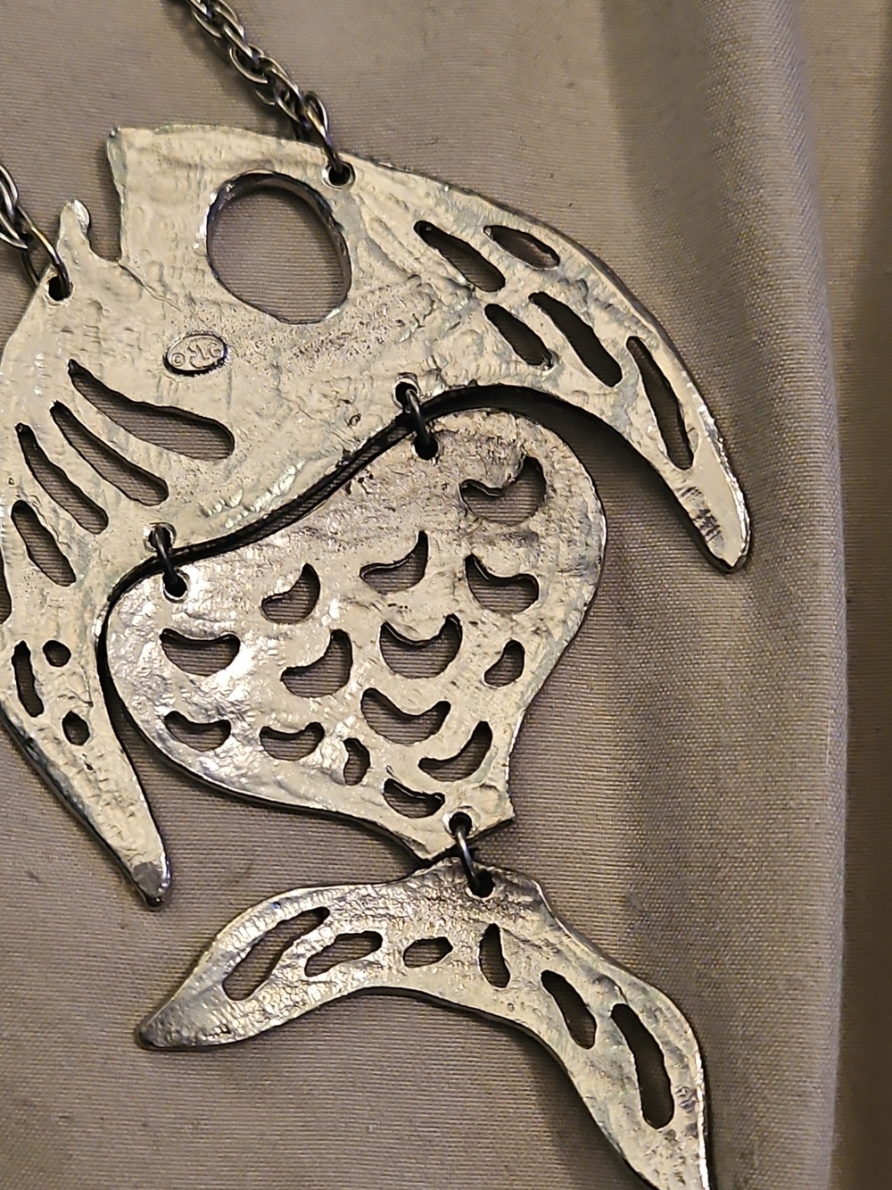 Rare Vintage Louis Giusti Fish Skeleton 1960s